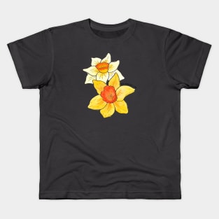 March Birth Flowers - Daffodils Kids T-Shirt